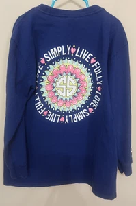 Simply Southern Youth Small Girls Live Simply Love - Picture 1 of 5