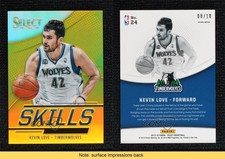 2013-14 Panini Select Skills Gold Prizm /10 Kevin Love #24