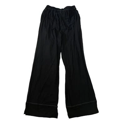 Pantalones de pijama Free People puntada blanca negra talla pequeña Foto 1 de 4