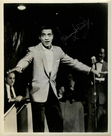 SAMMY DAVIS JR. - AUTOGRAPHED SIGNED PHOTOGRAPH Cover