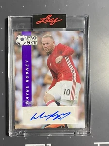 2021 leaf pro set wayne rooney autograph 1/3 - Picture 1 of 2