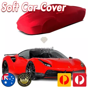 Car Cover For Ferrari 458 488 F8 California All Soft Stretchy Spandex Material - Picture 1 of 12
