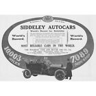 THE WOLSELEY TOOL & MOTOR CAR CO Siddeley Autocars Edwardian Advertisement 1907