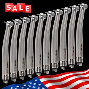 10*NSK Style Dental High Speed Handpiece Push Button Turbine Standard Head 4Hole - Picture 1 of 21