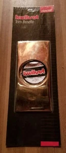 NOS Kwikset ~ Model 249 ~ Brass Trim ~ Rosette Door Plate ~ 7- 1/4”× 3- 3/8” - Picture 1 of 4