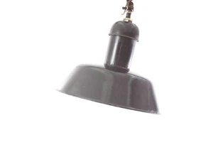 alte Emaillampe Art Deco Fabriklampe Werkstattlampe Emaille Loft lampe - Imagen 1 de 3