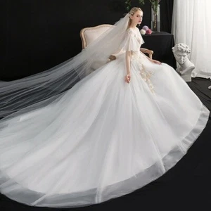 Wedding Dress,Wedding Dresses, V Neck Backless Lace Bridal Gowns - Picture 1 of 3