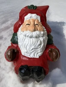 Estatua de Papá Noel de madera tallada a mano de colección - Decoración navideña rústica - Imagen 1 de 17