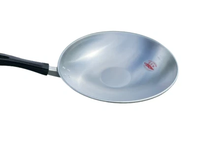 Wok Pfanne für Gasherd aus Aluminium mit flachem Boden aus Thailand Ø 33cm; 35cm - Bild 1 von 2