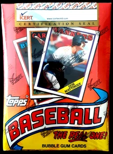 Topps 1988 béisbol caja sellada (36 paquetes sellados) certificado ICERT MLB 96804 - Imagen 1 de 5