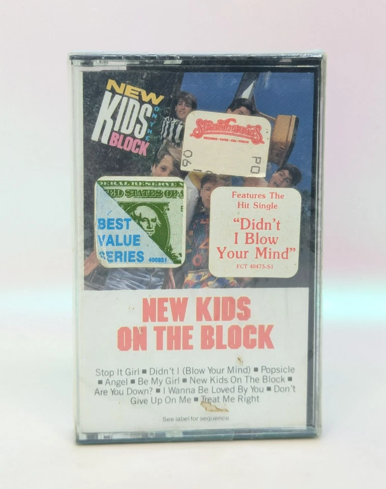 New Kids on the Block 1986 Cassette Self -Titled Original release Sealed NKTOB - Image 1 of 4