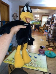 1998 Looney Tunes Daffy Duck 20" Plush Warner Brothers Good Condition - Picture 1 of 17