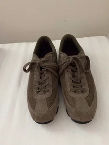 Easy Spirit Damen Sneaker Größe 9 N Wildleder Cord Schnürschuhe braun - Bild 1 von 7