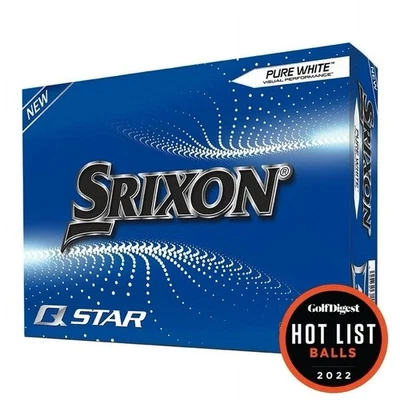 Paquete de 12 pelotas de golf Srixon Q-Star/blancas Foto 1 de 4