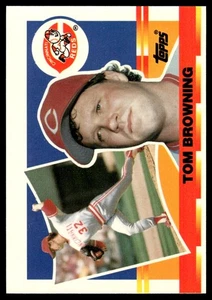 1990 Topps Big Tom Browning Cincinnati Reds #48 - Picture 1 of 2