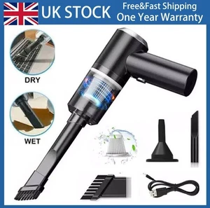 USB Wiederaufladbarer Kabelloser Staubsauger Auto Handstaubsauger Mini Sauger Power Saug - Bild 1 von 6