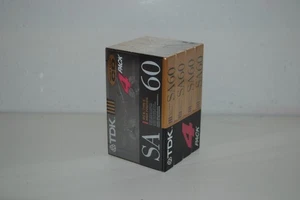 Set of 4 Sealed TDK SA C-60 Type II High Position Blank Cassette Tape SA60 - Bild 1 von 4