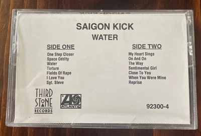 Saigon Kick –Water  -Promo Cassette -1993 -Atlantic Records -Third Stone Records - Image 1 of 4