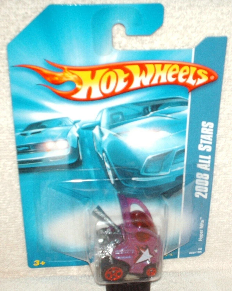 Hot Wheels 2008 All Stars Series Hypermite purple,excard,I combine shipping - Image 1 of 1