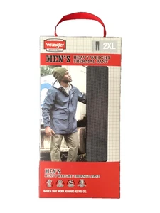 Wrangler Workwear Pantalone Uomo Termico Pesante Grigio 2XL Traspirante Umidità NUOVO - Foto 1 di 4