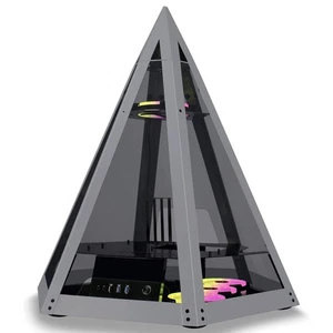 KEDIERS Diamond Pyramid ATX PC-Gehäuse Innovatives Gaming Computer Tower Case, C600 - Bild 1 von 9