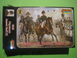 1:72 Strelets #048 Napoleon Frankreich Generalsstab zu Pferd Set 2 Offiziere - Bild 1 von 3