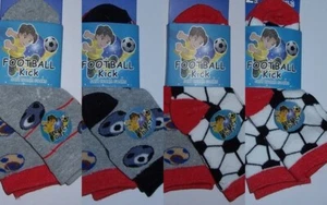 2 Pair of Kids Football design socks - various sizes and designs - Picture 1 of 5