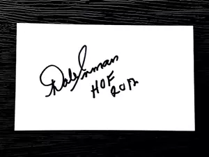 DALE INMAN NASCAR HOF RICHARD PETTY AUTOGRAPHED SIGNED INDEX CARD 3X5 - Picture 1 of 1