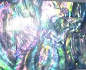 DARK Arco Iris Madreperla Incrustación Fina Shell Chapa Luthier Hágalo Usted Mismo Libro de Recortes Decoración - Imagen 1 de 3