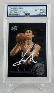 YAO MING SIGNED 2002-03 TOPPS CHROME CHINESE VARIATION #146 ROOKIE PSA/DNA 6802 - Picture 1 of 2