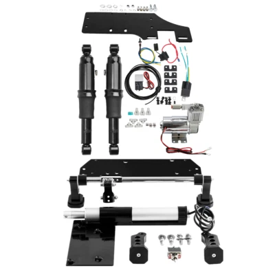 Kit de suspensión neumática trasera y soporte central eléctrico para Harley Touring 17-Up 23 Foto 1 de 4