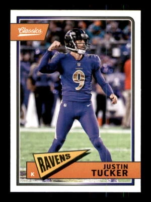 2018 Football 2018 Panini Classics Justin Tucker Baltimore Ravens #10 1 - Image 1 of 2