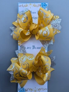 Pusteblume mit silbernen Zopfschleifen Schule - Bild 1 von 3