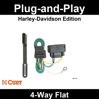 CURT 2010-2012 Ford F-150 Harley-Davidson Edition Custom 4-Flat - Image 1 of 4