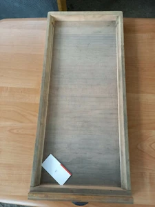 alte Druckereischublade aus Holz mit Griff als Deko im vintage-shabby-Style Nr.8 - Bild 1 von 5