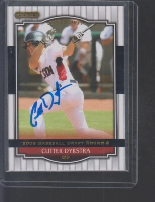 Cutter Dykstra  2008 Razor Signature Series #33  - Image 1 of 2