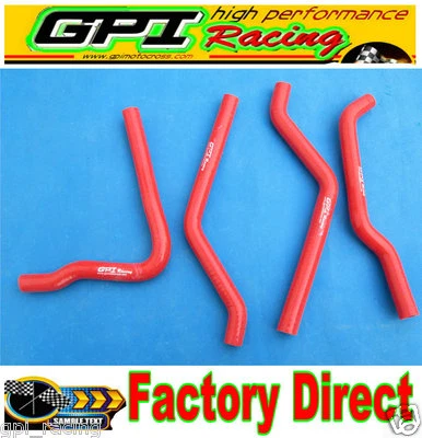 Manguera radiador silicona Kawasaki kx125 kx 125 1990-1993 90 91 92 93 1991 1992 rojo Foto 1 de 4