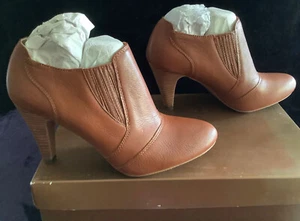 Audrey Brooke Brown Bootie Shoe - Picture 1 of 5