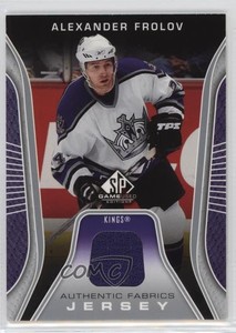 2006 SP Game Used Edition Authentic Fabrics Jersey Alex Frolov Alexander #AF-AF
