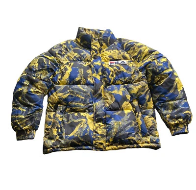 Chaqueta acolchada rara Fila Monterosa para hombre talla L edición limitada italiana 3M Foto 1 de 4