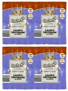 20x 5g Cachet Classic Katzen Leckerlis 20 Knabberröllchen LAMM & TRUTHAHN