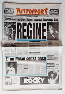TUTTOSPORT 6 FEBBRAIO 1997 JUVENTUS VINCE SUPERCOPPA EUROPEA PSG 3-1 COMPAGNONI - Bild 1 von 1