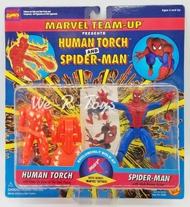 Marvel Comics Team-Up Human Torch & Spider-Man K-Mart Exclusive ToyBiz No. 45522 - Picture 1 of 6