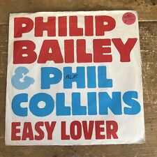 philip bailey & phil collins easy lover 7" vinyl record very good condition