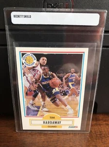1990-91 Fleer Tim Hardaway Rookie Basketball Card #63 NM-Mint FREE SHIPPING - Picture 1 of 3