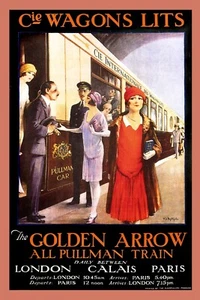12590.Decor Poster.Home room vintage wall design.Deco red dress girl.Train ad - Picture 1 of 1