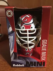 MARTIN BRODEUR / MIKE DUNHAM DEVILS SIGNED AUTO MINI HELMET MASK IN CASE - Picture 1 of 4