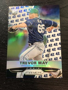 2015 Panini Prizm Jackie Robinson Prizm #198 Trevor May 21/42