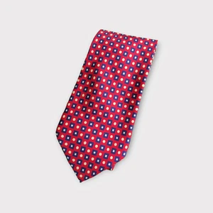 Bruno Bruno cravatta seta sartoriale made in Italy fantasia pois - Imagen 1 de 5