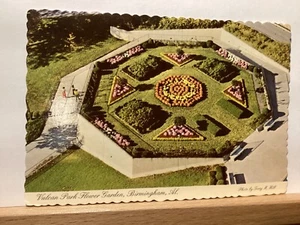 Vulcan Park Flower Garden: Birmingham, AL - Postal vintage - Imagen 1 de 3